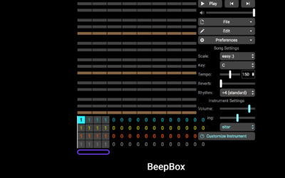 Mit BeepBox Computermusik machen